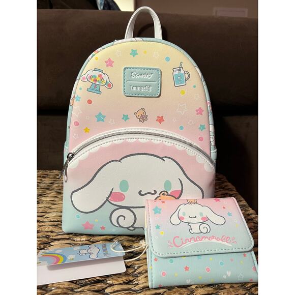 Loungefly Sanrio Cinnamoroll Bear Treats Mini Backpack - Picture 1 of 8